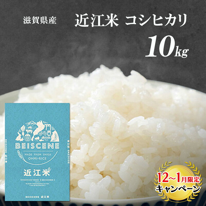 【ふるさと納税】【12月～1月までの限定寄附額】 特A受賞歴 コシヒカリ 10kg 滋賀県豊郷町産 近江米 お米こしひかり 令和7年産 米 CP1201