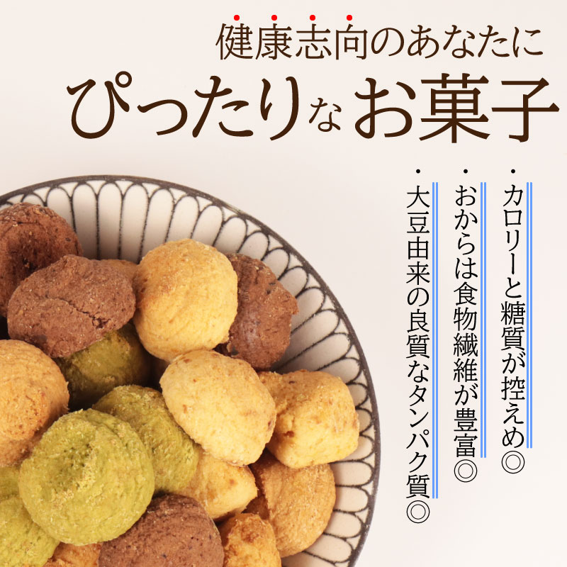 訳あり おからクッキー 3kg （ オレンジ 抹茶 チョコ シナモン チーズ ） 5種類 食べ比べ クッキー ソフトクッキー 株式会社ウィンズ・アーク 埼玉県 羽生市 3kg