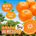 【ふるさと納税】【12月上旬から順次発送】 温州みかん 南柑20号 5kg 【まごころ手選り手詰め】愛媛県大洲市/カームシトラス[AGBW001] 13000円 13000 一万三千 一万三千円 温州みかん ミカン みかん 果物 くだもの フルーツ