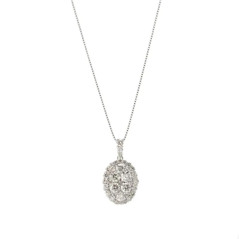 アルカンシェル プラチナダイヤペンダント（計 1.0ct）【鑑別書付き】