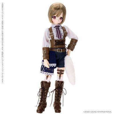 ふるさと納税 藤沢市 Alvastaria ティオ〜白雪猫と冬の森のオオカミさん〜 1/6 ドール |  | 02