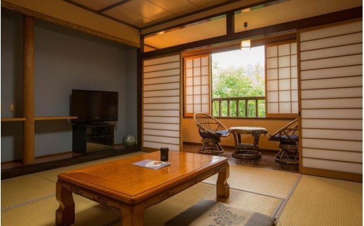 ◆【扇温泉】阿蘇の山々を望む宿 おおぎ荘＜本館和室＞ペア宿泊券