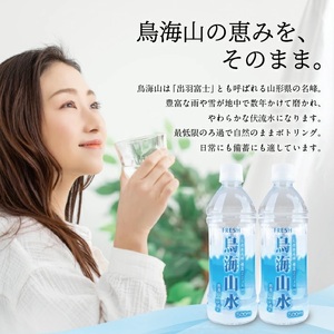 SE0401　フレッシュ 鳥海山水　500ml　ペットボトル　72本
