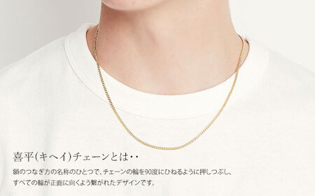 【ふるなび限定】ネックレス 金 K18 二面喜平ネックレス 50cm-10g 造幣局検定マーク入り ※沖縄への配送不可 FN-Limited-PR