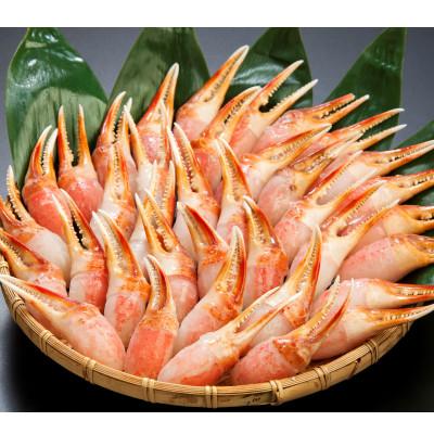 ふるさと納税 小清水町 刺身可　ずわい蟹むき爪&amp;むき爪下　4kg