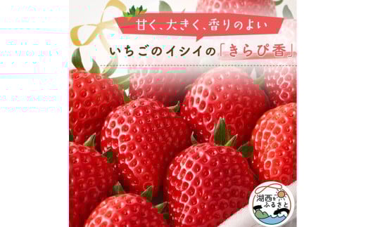 ＜静岡県産いちご＞きらぴ香 280g×4パック【1561175】