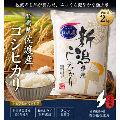 ふるさと納税 佐渡市 佐渡産コシヒカリ(精米) 2kg