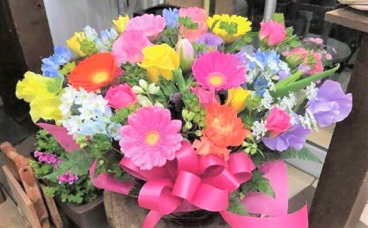 季節のフラワーアレンジメント　定期便（12ヶ月）　※北海道配送限定