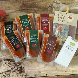 ちいさな村のトマトソース “まるごと”トマトセット スープ ジャム パスタソース ピザソース ソースセット 添加物不使用