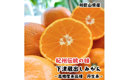 ［紀州伝統の味］下津蔵出し みかん（高糖系品種 丹生系） 5kg  ［S～L混合サイズ］［先行予約］