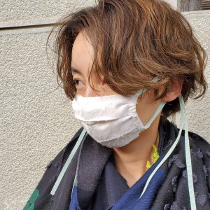 洗えるマスク　HANEオフ  【ＰＯＬＳ】 播州織(07-9)