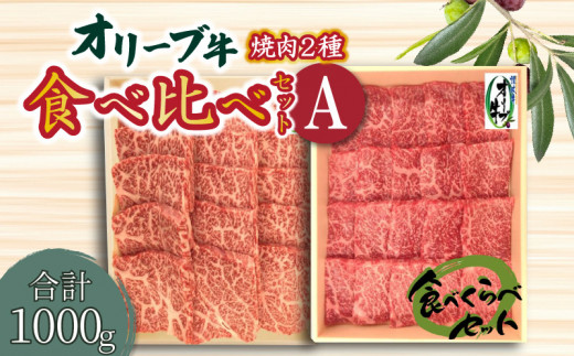 
M04-0016_オリーブ牛 焼肉二種食べ比べセットA
