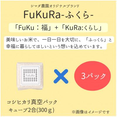 ふるさと納税 小浜市 農家直送　福井県産こしひかり　FukuRa(ふくら)　真空パック2合 3袋 精米 |  | 01