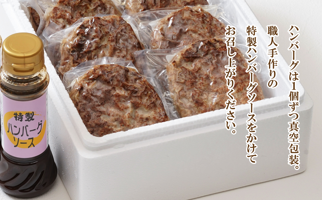 【定期便3ヶ月】淡路玉ねぎたっぷりハンバーグ（特製ソース付）140g×6個　[湯煎 冷凍食品]