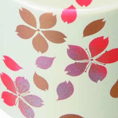 ふるさと納税 海南市 紀州漆器 漆芸 蒔絵 文鎮 丸 白 さくら |  | 01
