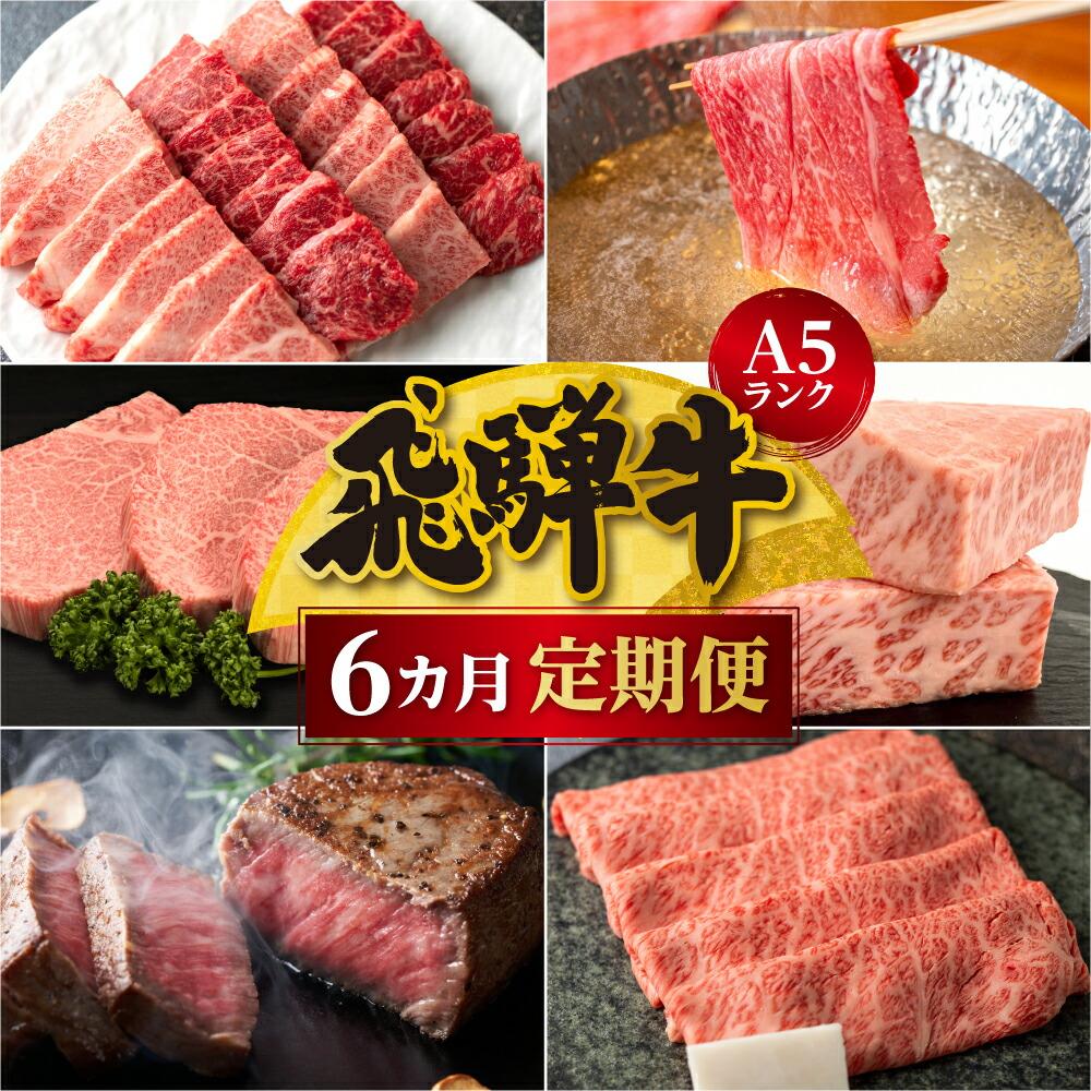 【ふるさと納税】【定期便6ヶ月】 A5ランク肉 飛騨牛 定期便 約2.6kg(360g以上×6ヶ月) 牛肉 ( 焼肉 すき焼き しゃぶしゃぶ ステーキ 肩ロース ヒレ サーロイン もも バラ ) | 食べ比べ A5 人気 飛騨牛 おすすめ 定期便 肉 すき焼き しゃぶしゃぶ 高山市 ながせ食品 FH101