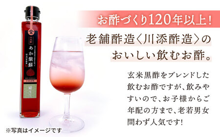 【飲む玄米酢】酢らり 大瓶2本セット（しょうが）＜川添酢造＞ [CDN058]