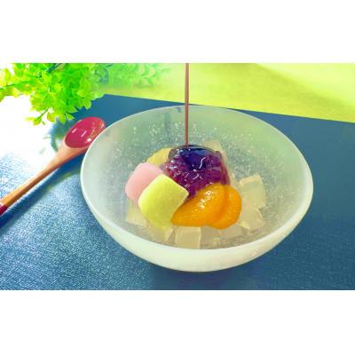 ふるさと納税 水戸市 タカトーの甘味セット6個入り(あんみつ・抹茶あんみつ・豆かん　各2個)