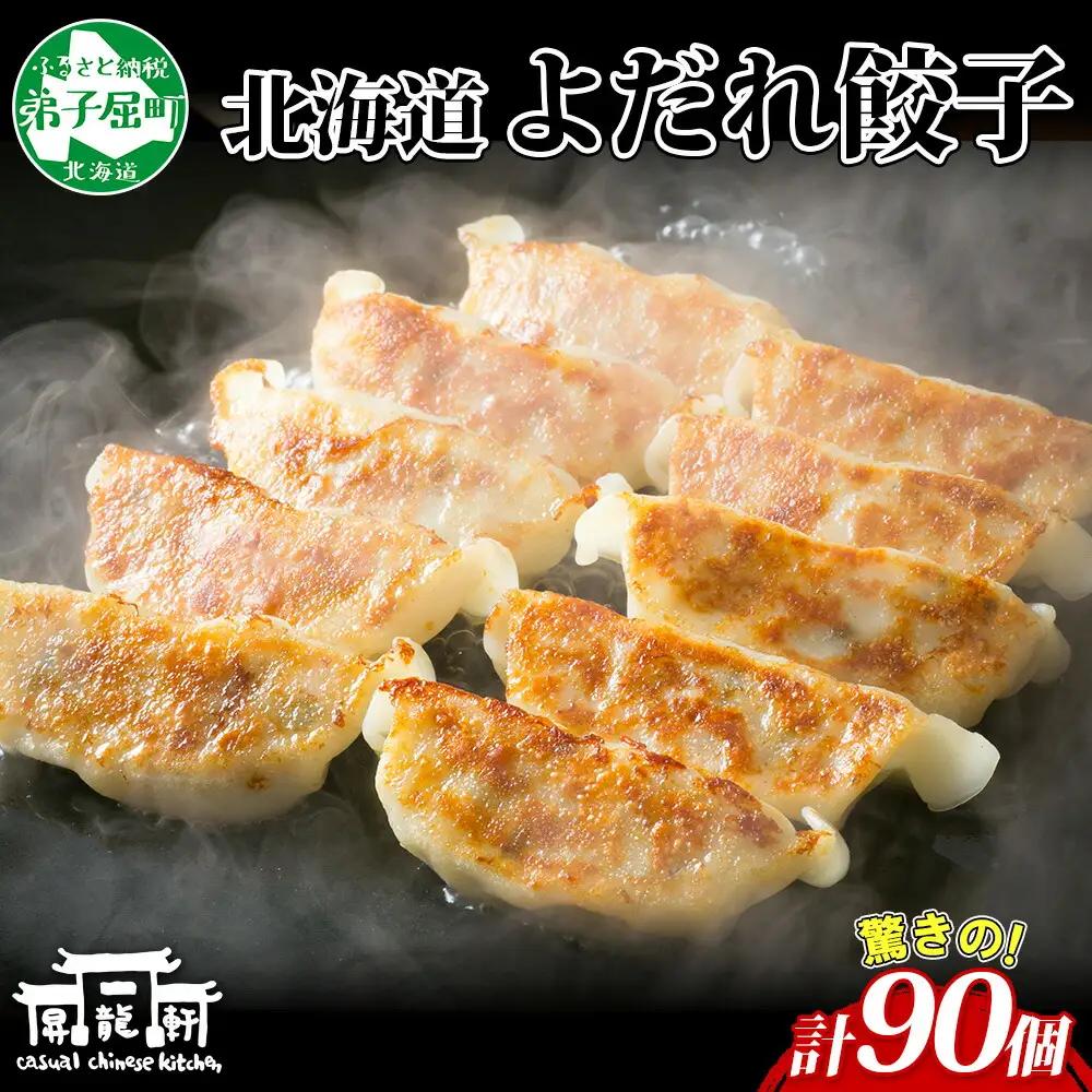 よだれ餃子 10個入 9パック 計90個 生 餃子 ぎょうざ ギョウザ ギョーザ 冷凍 中華 豚 肉 野菜 厚皮 焼き 惣菜 お取り寄せ 昇龍軒 送料無料 北海道 弟子屈町 30000円 1813