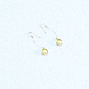 アクセサリー プチピアス（カラー：クリア）【グラスアート黒木】_A0114-011