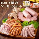 【ふるさと納税】おおいた味力ソーセージ セット 6種 ＜選べる＞ 1.14kg 2.28kg 詰め合わせ 詰合せ ウインナー フランクフルト ベーコン ボローニャ 粗挽き 加工品 加工肉 冷凍 九州産 送料無料