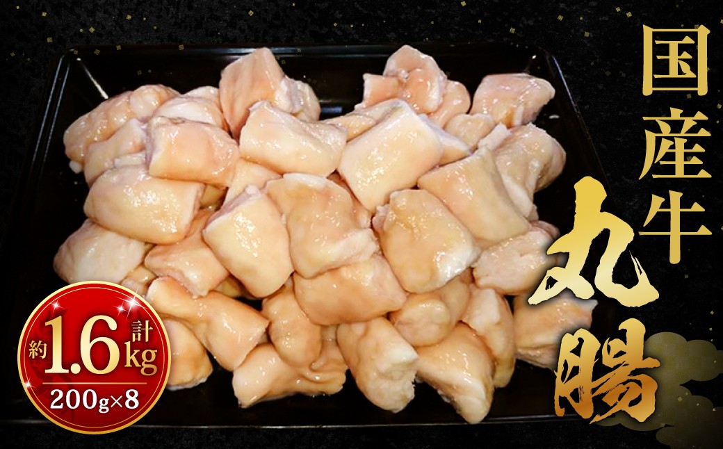 
                  国産牛丸腸 約1.6kg（市立食肉センター直送） 牛丸腸 丸腸 牛マルチョウ マルチョウ 牛肉 肉 ホルモン 牛ホルモン 冷凍 福岡県 北九州市
                