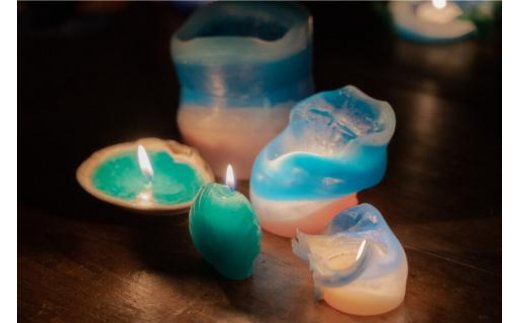 SHIBITACHI Shell Candle 1個 [ともしびプロジェクト 宮城県 気仙沼市 20562272] 