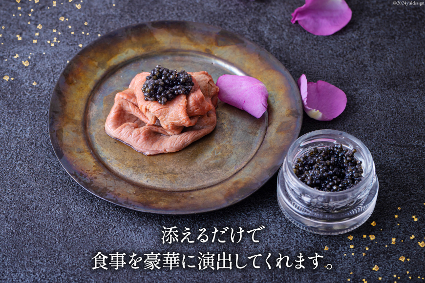 美郷 キャビア チョウザメ 20g [宮崎キャビア 宮崎県 美郷町 31az0011] きんかん キンカン 金柑 フレーバー 冷凍 宮崎県産_イメージ2