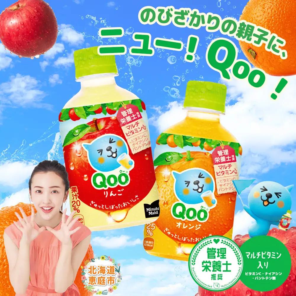 【定期便：全5回】ミニッツメイド Qoo りんごPET　280ml×24本【38008301】
