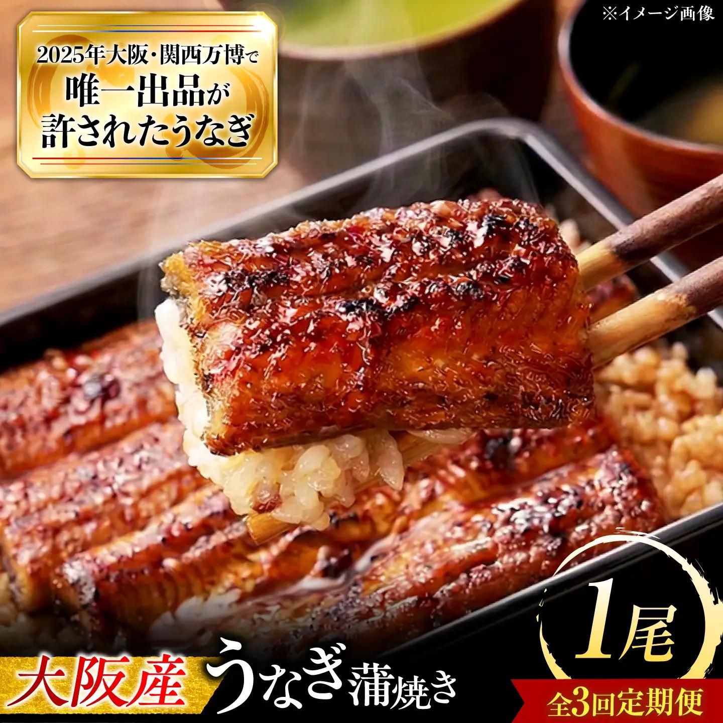 【3回定期便】 鰻 鰻の蒲焼 1尾 蒲焼 BLAL007