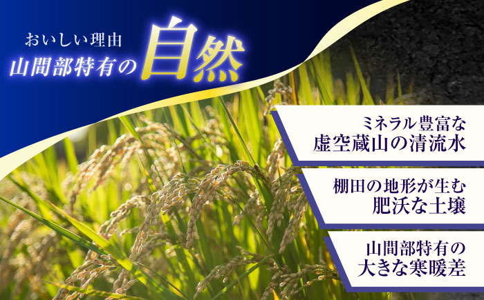 【6回定期便】虚空蔵の清流水で育った棚田米『ひなた米』 10kg (5kg ×2袋) 【木場中山間管理組合】 [OCM054]