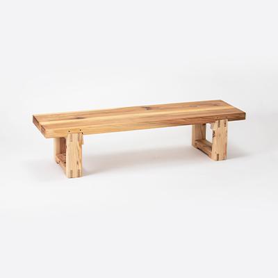 ふるさと納税 岩泉町 木製ベンチ(座面サイズ小&脚2種set)　分解収納可能な組立式ベンチ |  | 02