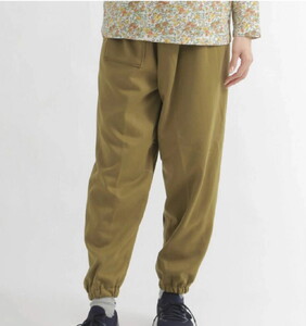 No.1184-03 サイズLLもんぺ レディース グリーン 裏起毛 無地 ／ シニア ファッション レディース 裏起毛 パンツ あたたかい もんぺ 高齢者 パンツ ズボン ボトムス サルエルパンツ 