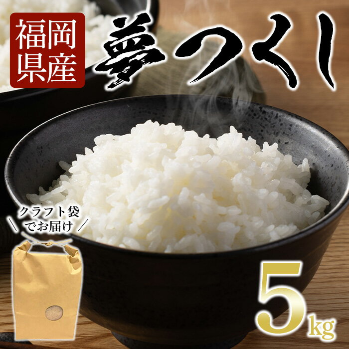 【ふるさと納税】＜数量限定＞ 福岡県産米 夢つくし (5kg)お米 米 精白米 訳あり 国産 福岡県産 ブランド米 5kg 数量限定 常温 ＜離島配送不可＞【ksg1872】【ベジフルファーム】