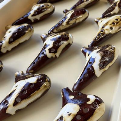 ふるさと納税 瑞浪市 美濃焼オカリナ 〜MOMOYAMA period〜 大人のオカリナ12音階 |  | 03