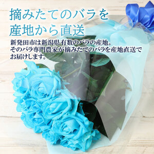 水色 バラ 花束 10本 薔薇 花束 花束 花束 花束 ブーケ G07_01
