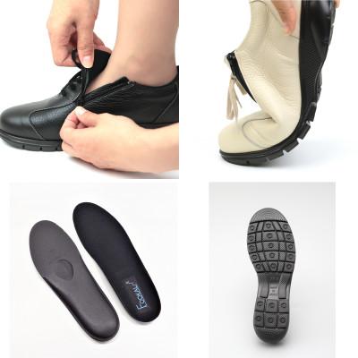 ふるさと納税 大和郡山市 フッカル 23.0cm レッド 牛革 ファスナー付き レディースカジュアルシューズ FK821婦人靴 |  | 01