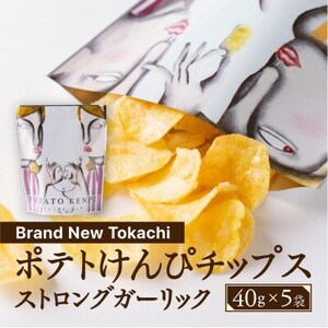 ポテトけんぴチップス(ストロングガーリック) 5袋【Brand New Tokachi】【1607800】