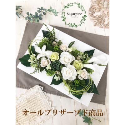 ふるさと納税 春日部市 プリザーブドフラワーアレンジ【レーヴ】春日部市 シュガーパイン