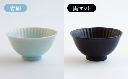 【波佐見焼】しのぎ 茶碗 (大) 5個セット 食器 皿 【一龍陶苑】 [CC05]