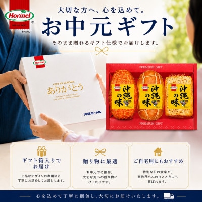 のし付き お中元ハムギフト HL-1(焼豚・ビアサラミ・セレクトベーコン)【配送不可地域：離島】