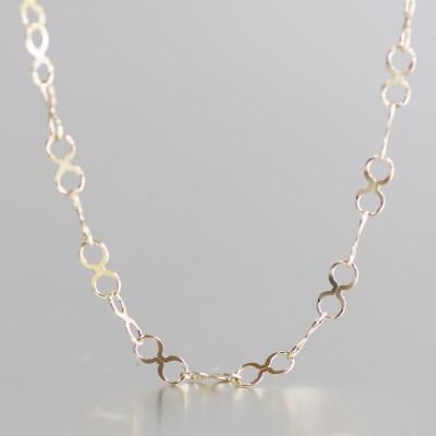 ふるさと納税 大津市 【K10イエローゴールド インフィニティチェーンネックレス】スーパーロング 80cm ゴールドアクセ |  | 01