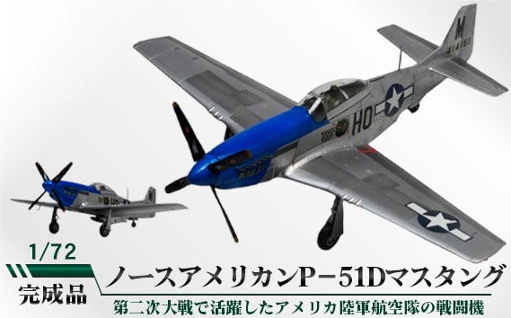 
No.779 ノースアメリカンP－51Dマスタング　1/72 ／ 模型 完成品 柏木崇男 茨城県
