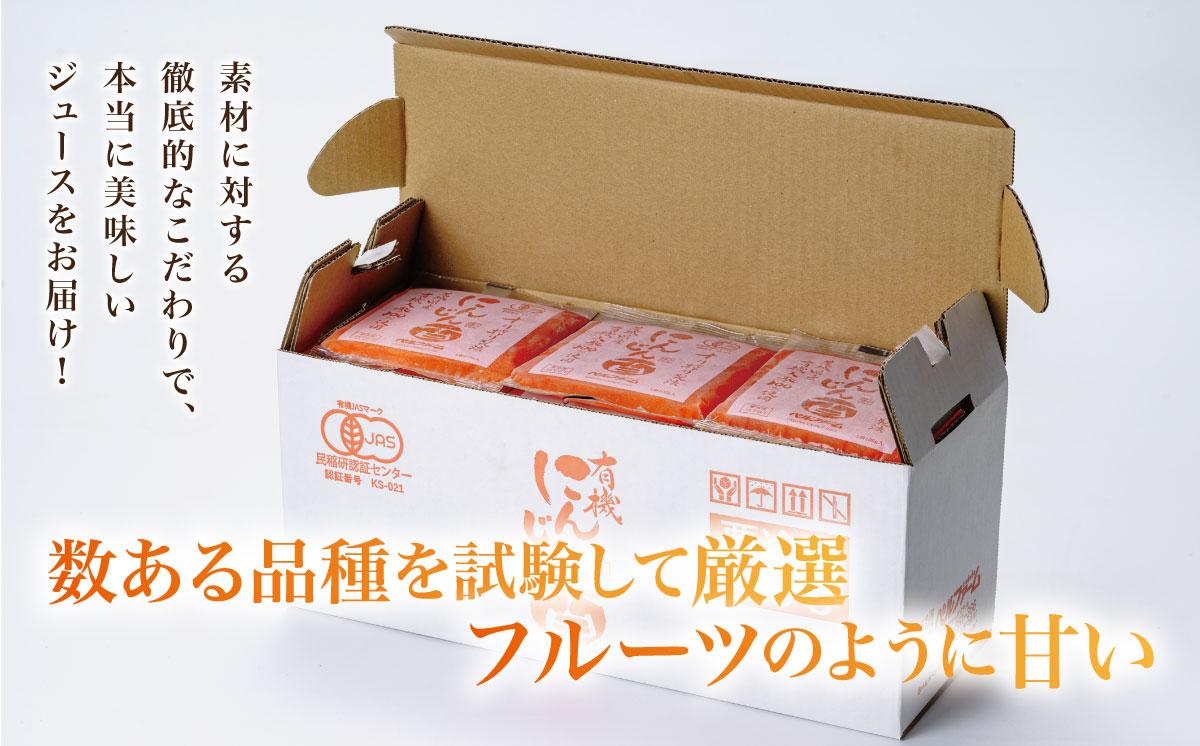 ベルファームつくばのにんじんジュース 100% 100g × 30袋 ＜離島・沖縄配送不可＞【 茨城県 つくば市 にんじん ニンジン 人参 ジュース 健康 無農薬 新鮮 オーガニック フレッシュジュー