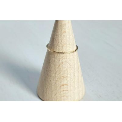 ふるさと納税 大府市 K18 極細スジ リング(ハンドメイド)【3号】 |  | 01