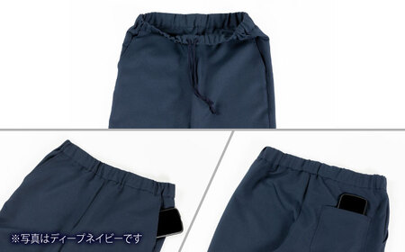 医療用着衣スクラブ半袖 ブルーネイビー 仕事着 病院 刺繍 名入れ可 岐阜市/ビゼン [ANBW002]