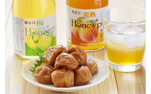 希釈用梅ドリンクとはちみつ梅干のセット 【11月末より順次発送】【prm023A】