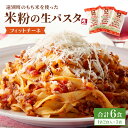 【ふるさと納税】米粉の生パスタ フィットチーネ(1袋2食入×3袋セット)※ソース無　麺 生パスタ フィットチーネ 米粉麺 米粉パスタ ヌードル もちもち ふるさと 北海道 遠別町