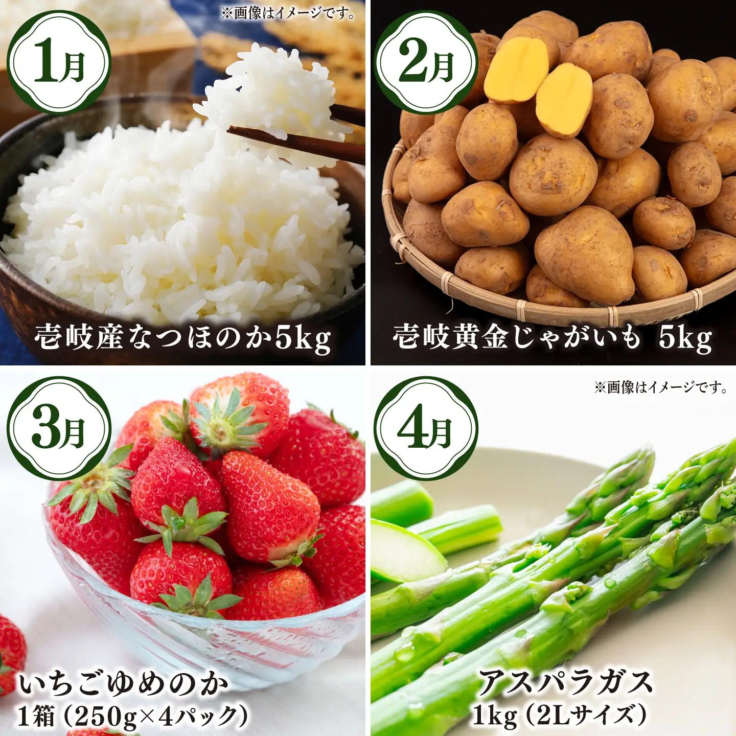 【全12回定期便】壱岐選りすぐり定期便 [JBO160] 米 野菜 メロン ステーキ