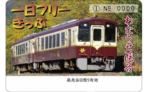 
【96】わたらせ渓谷鐵道「わ鐵のわっしー」グッズ＆一日フリーきっぷ
